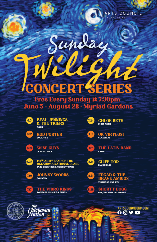 Sunday Twilight Concert Series Arts Council Oklahoma City